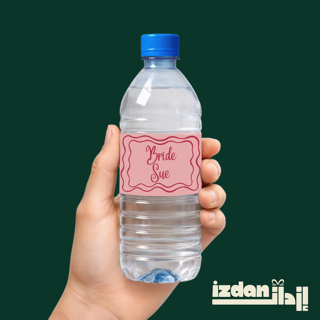 Water Bottle Label