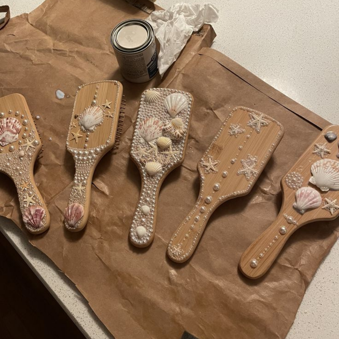 Summer Shell Brush Activity Kit (3 Pieces)