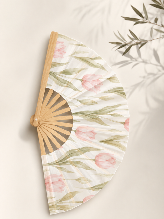 Tulip Hand Fan