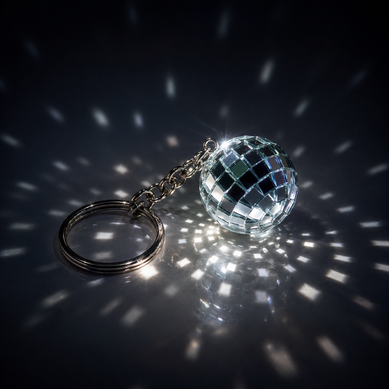 Disco Ball Keychain