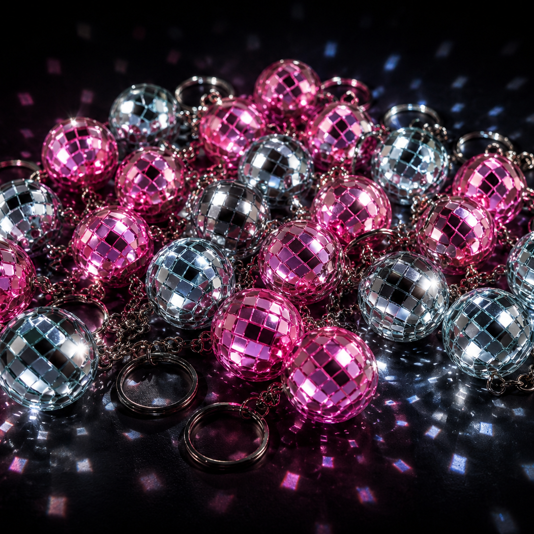 Disco Ball Keychain