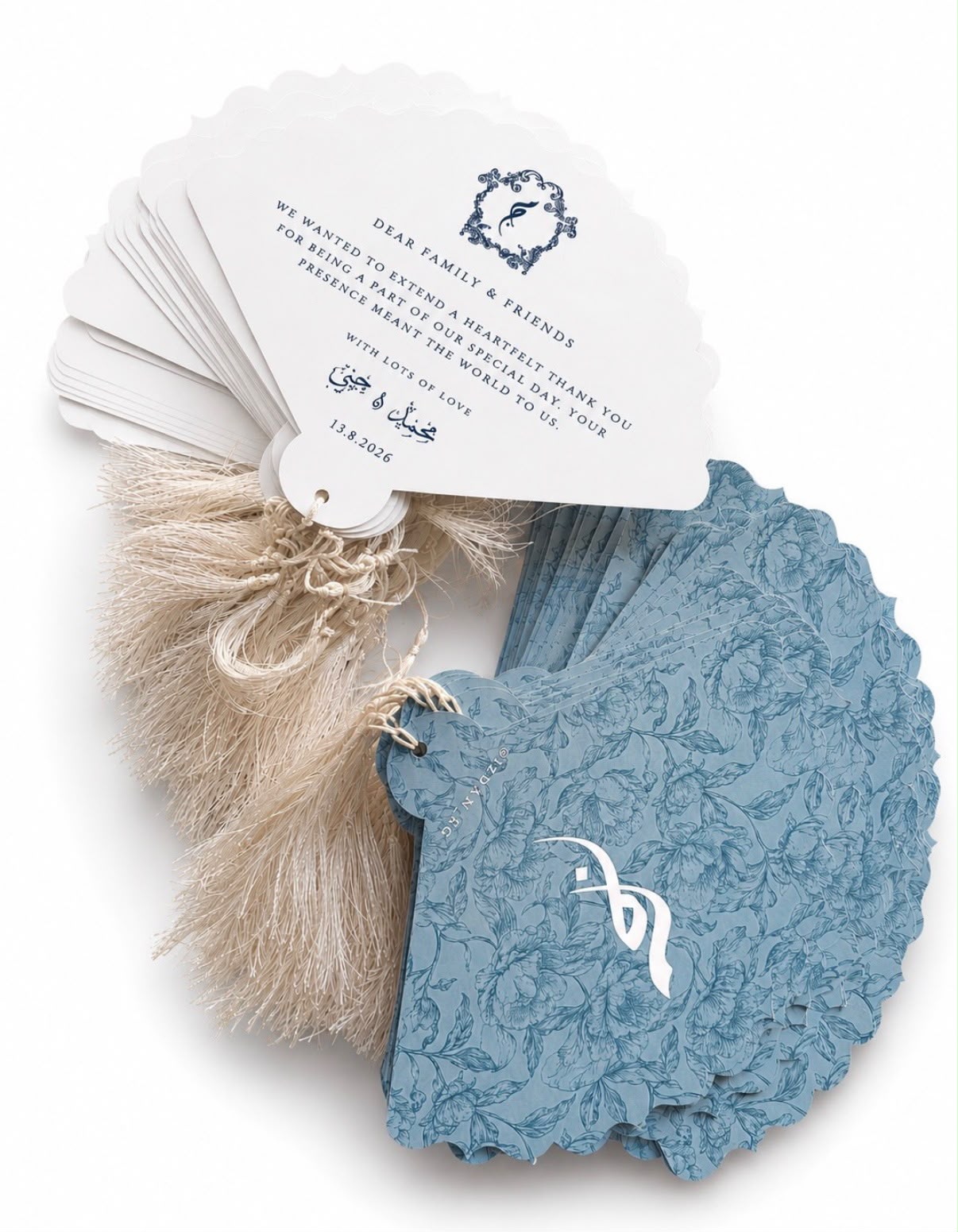 Paper Fan with Tassel