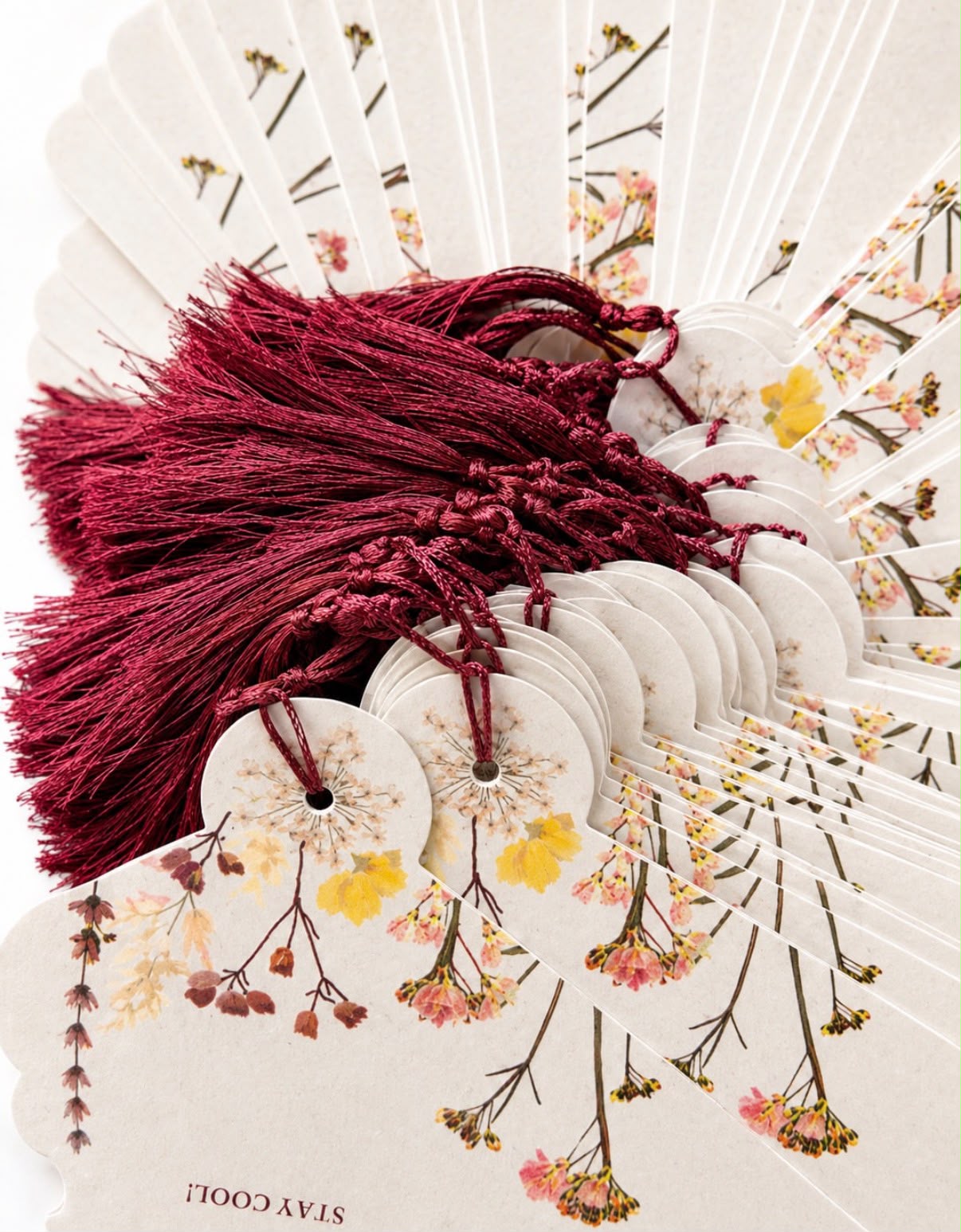 Paper Fan with Tassel
