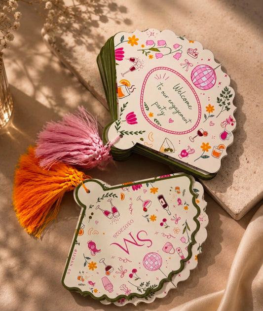 Paper Fan with Tassel