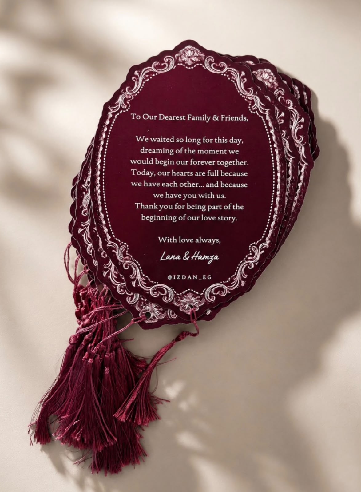 Paper Fan with Tassel