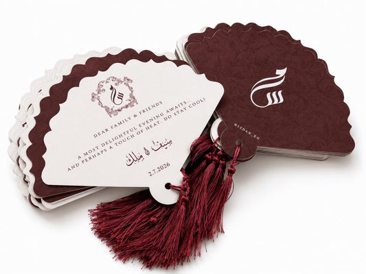 Paper Fan with Tassel