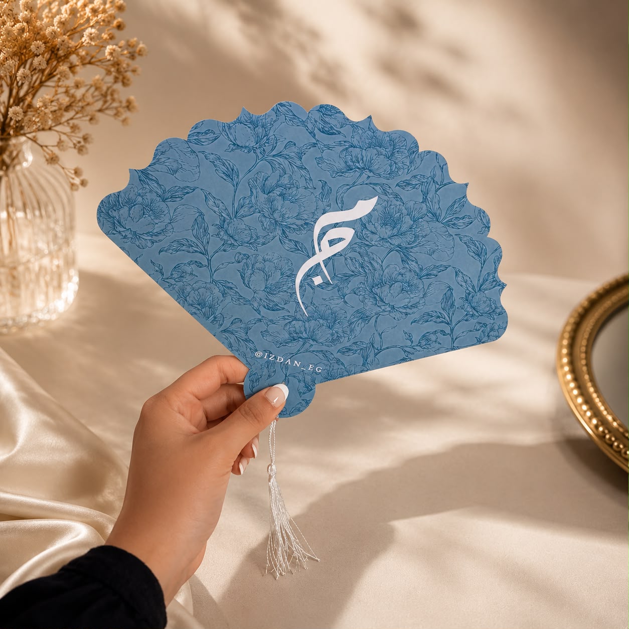 Paper Fan with Tassel